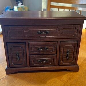 Vintage music jewelry box